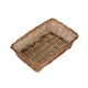 image 3 of Medium Tapered Split Willow Tray | Brown | Brown | Medium