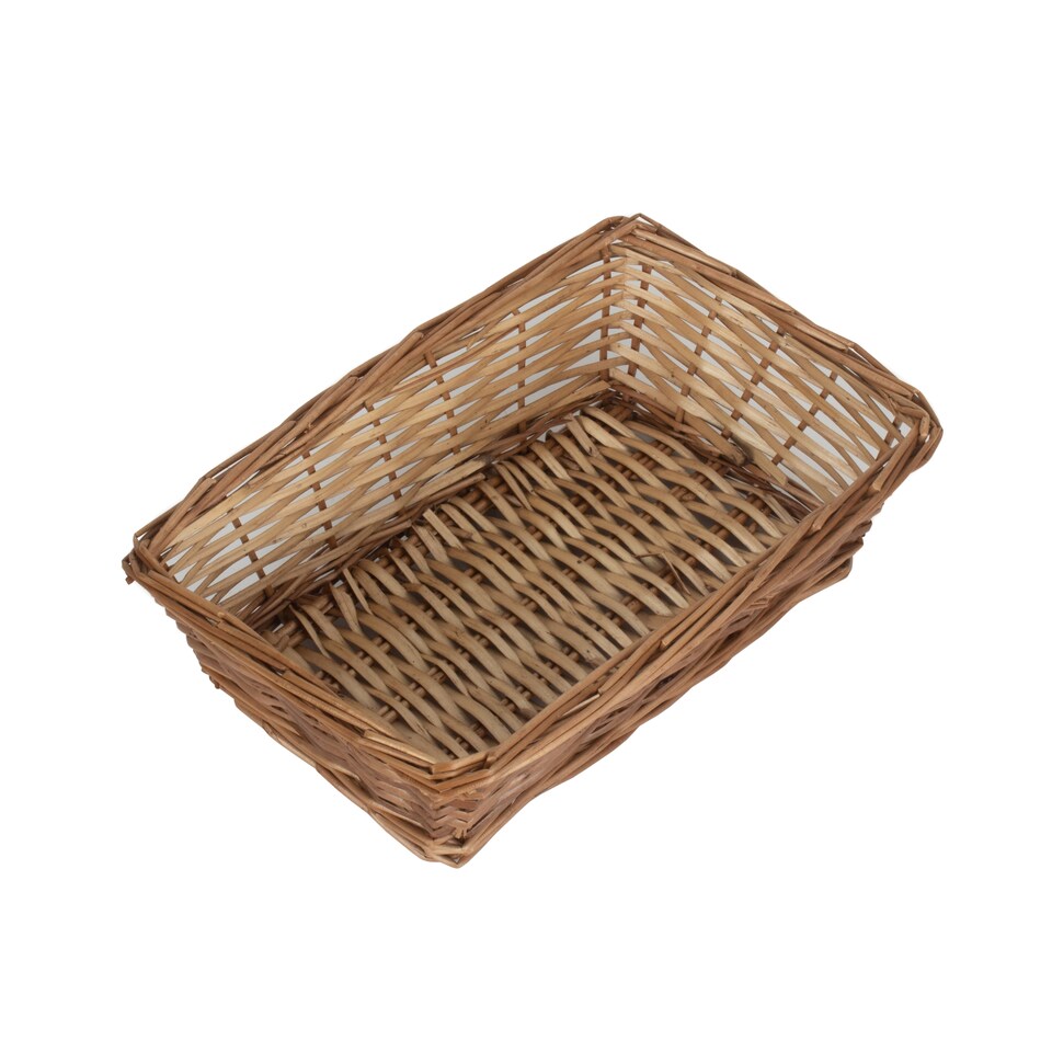 image 1 of Medium Tapered Split Willow Tray | Brown | Brown | Medium