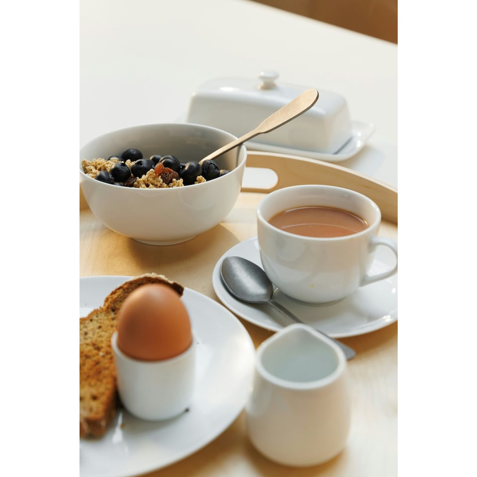 image 1 of Mikasa Egg Cup Set White Porcelain 5cm Set of 4