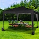 image 2 of MCC Direct Gazebo 3x3 Pop up Black | Black | Black