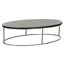 Centre Table Home ESPRIT Black Ivory 150 x 80 x 40 cm N/A