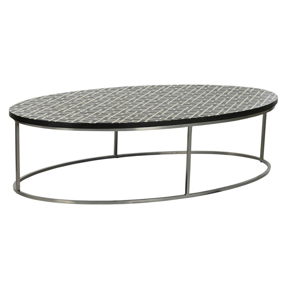 image 1 of Centre Table Home ESPRIT Black Ivory 150 x 80 x 40 cm N/A