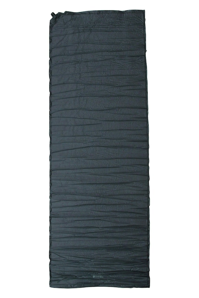 image 1 of Mountain Warehouse Adventure Self Inflating Mat Lightweight Waterproof Mattress | Grey | One Size