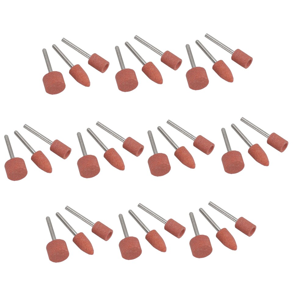 image 1 of 30pc Rotary Circular Grinding Sanding Wheel Set 9, 10, 15mm 3.17mm Mandrel