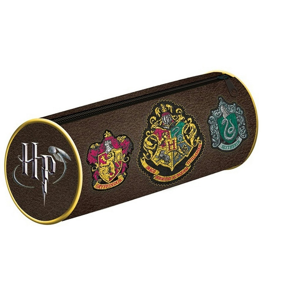 image 1 of Harry Potter Barrel Pencil Case - Brown - One Size