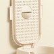 image 6 of Addis Rattan Effect Slim 40L Laundry Hamper - Cream