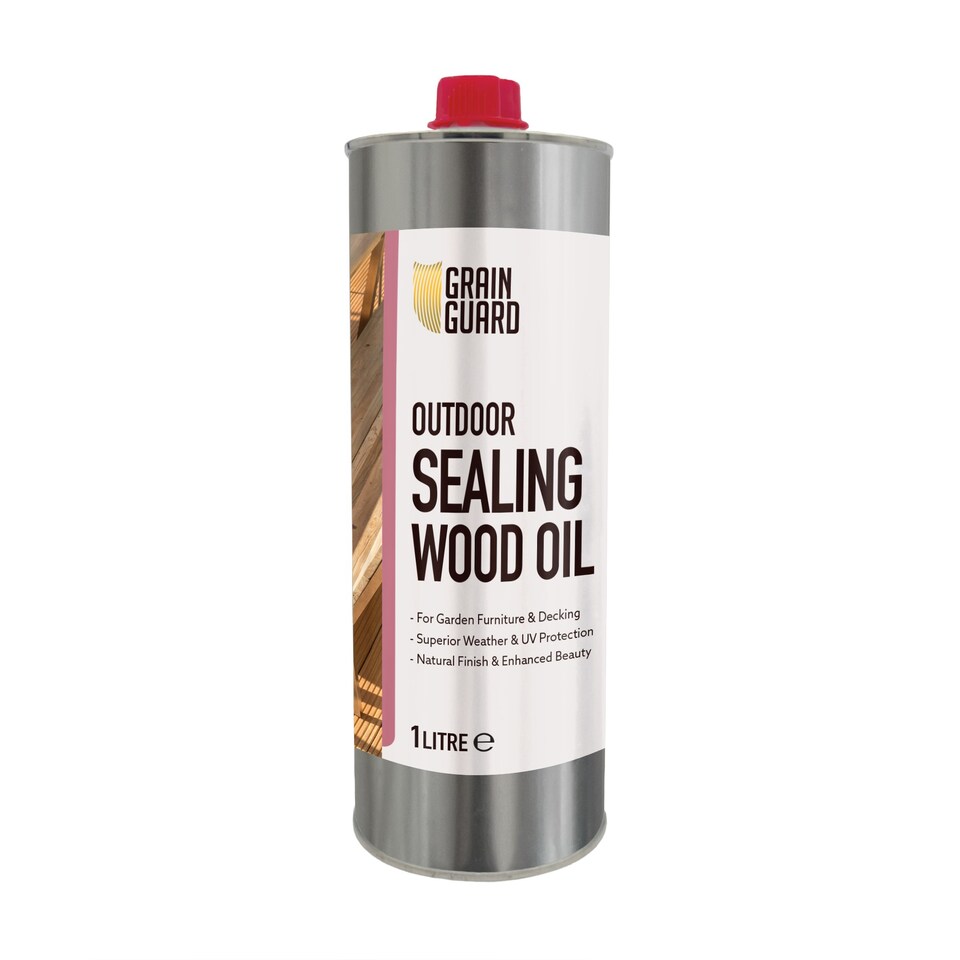 Grain Guard Weather UV Protect Wood Sealing Oil - 1l