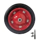 image 7 of Replacement 13" x 3" Puncture Proof / Solid Wheelbarrow Wheel With Axle
