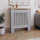 image 9 of Vida Designs Arlington Radiator Cover Painted MDF Slatted Cabinet, Grey, 78cm
