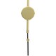 image 4 of Set of 2 Victoria - Satin Brass Plug in Wall Lights Frost Glass Shades Bronze | White