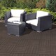 image 6 of Cosmo Garden Patio Cosmopolitan Decking Tiles - Brown | Brown | Pack of 1