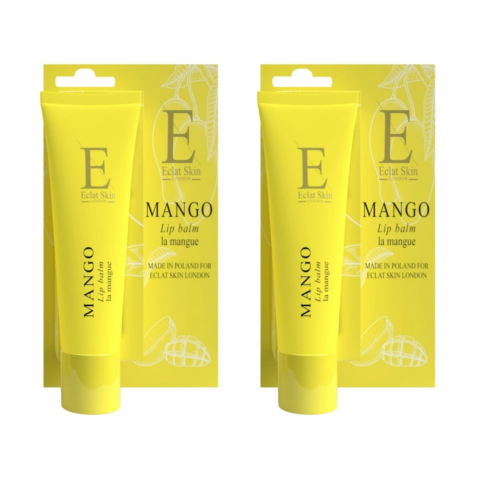 image 1 of Erth- Mango Lip balm 15ml x 2 Yellow