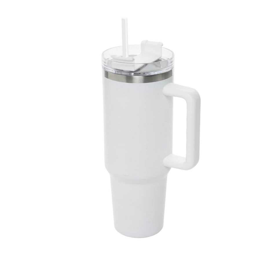 image 1 of XD Collection Peakflow Recycled Stainless Steel 1200ml Tumbler - White - One Size