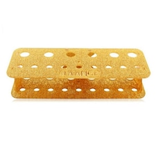 Envie Make-Up Brush Holder 15 Hole Upright Head-Up Cosmetic Organiser, Gold