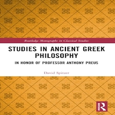 Studies In Ancient Greek Philosophy