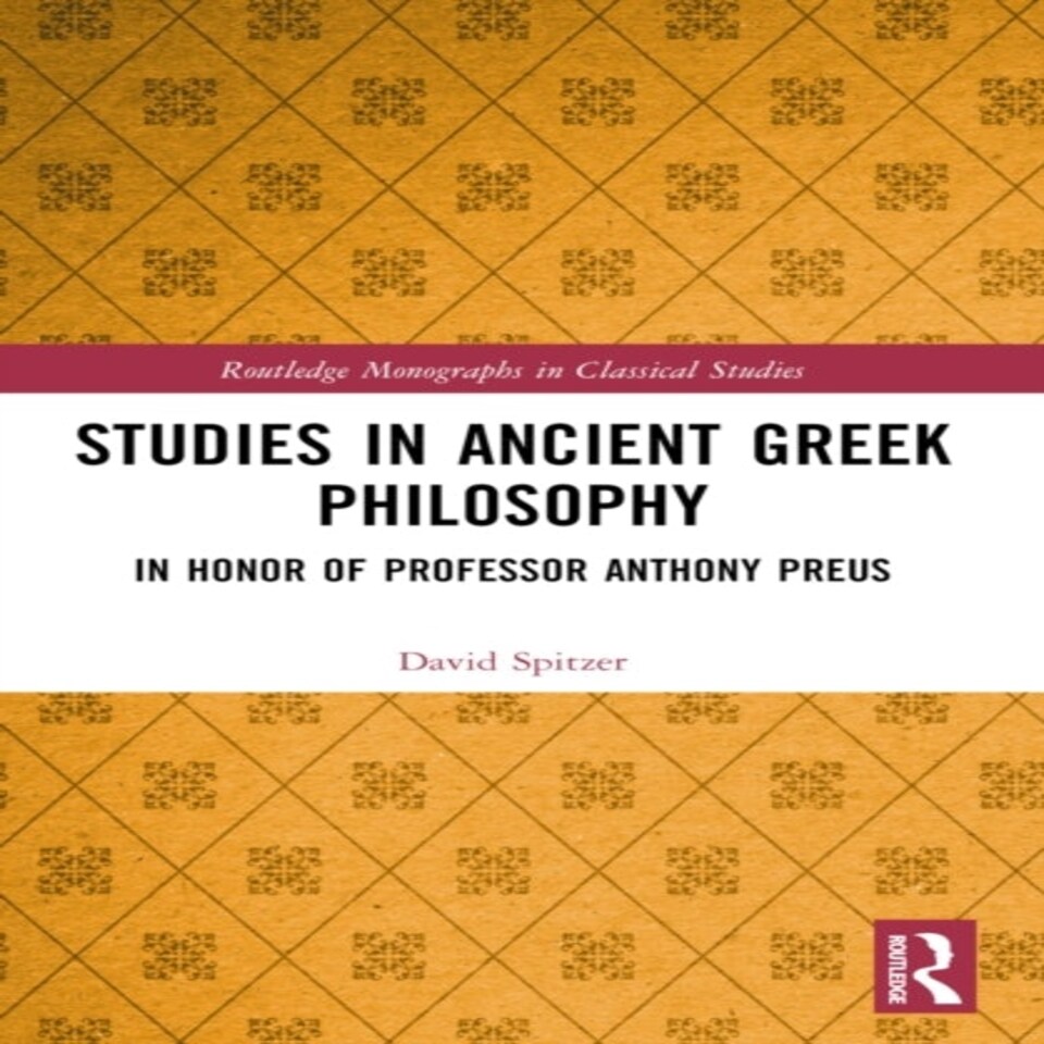 Studies In Ancient Greek Philosophy