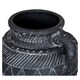 image 2 of Hill Interiors Etched Collection Ceramic Tall Jug | Black | Black | 1