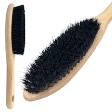 Wooden Clothes Brush Synthetic Bristle Brush for Fabrics Lint Brush for Hair Remove