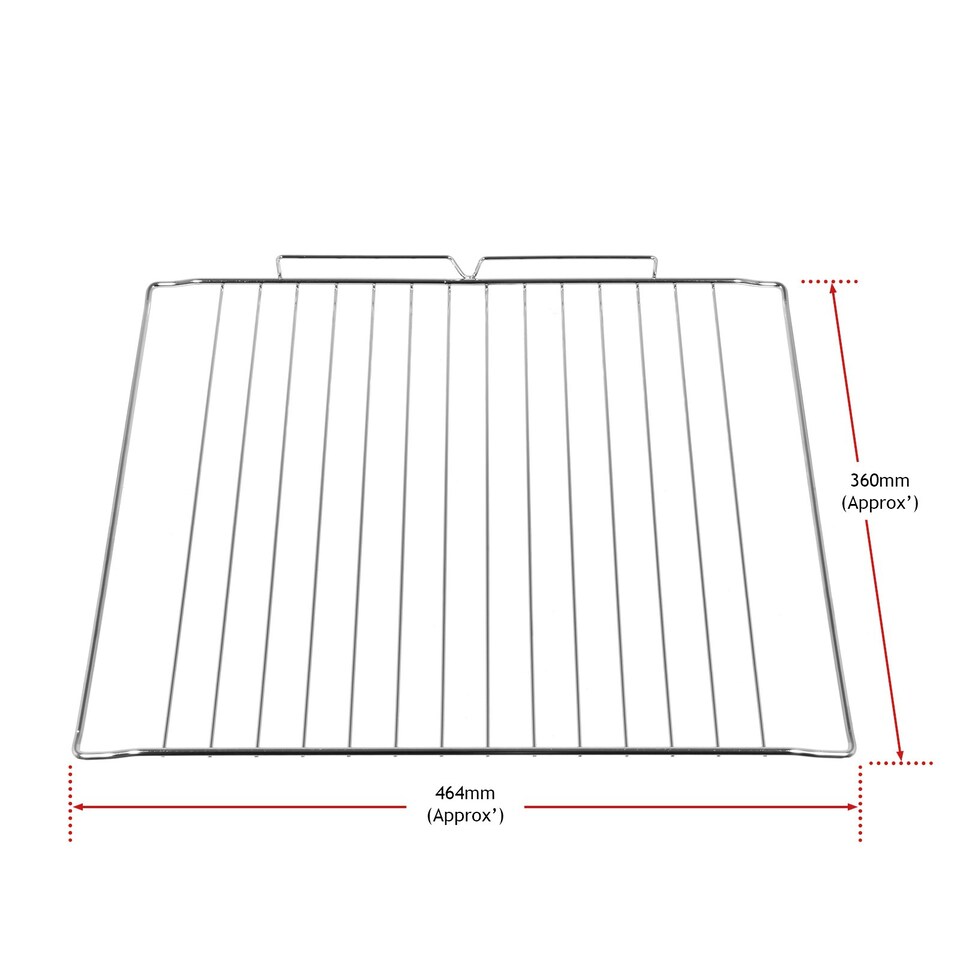 image 1 of SPARES2GO Oven Shelf for Lamona Grill Wire LAM3201 LAM3209 LAM3301 LAM3303 LAM4601 463 x 360 mm
