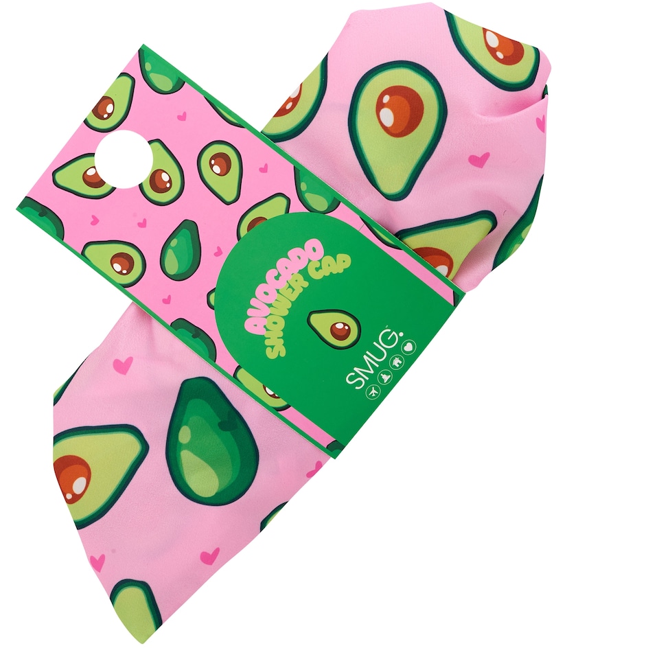 image 1 of SMUG Shower Cap - Avocado Print