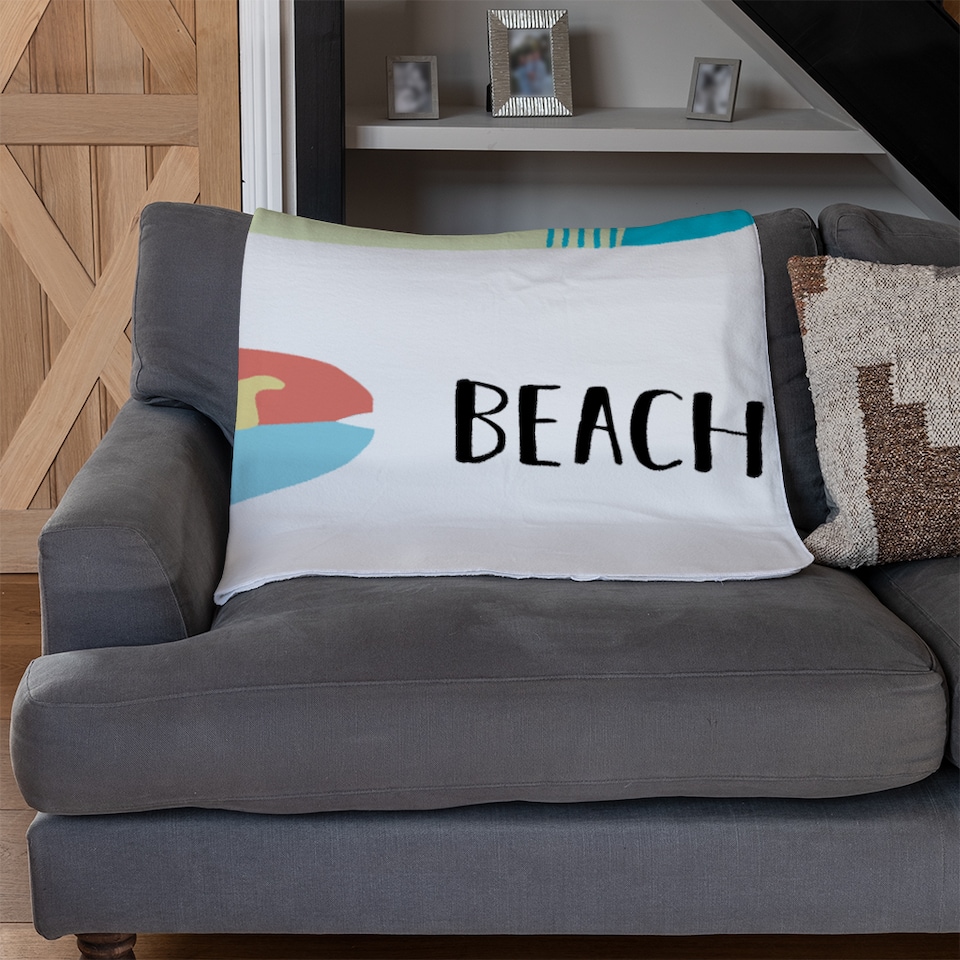 image 1 of Sea Sand Surf Beach Blanket | Multi