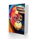 image 2 of Orangutan Colourful Greetings Card