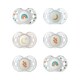 image 2 of Tommee Tippee Night Soother 18-36 months 6 pack, girl
