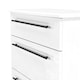 image 5 of Howard 3 Drawer Deep Chest of Drawers in White Ash (Ready Assembled) | White | White Ash