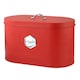 image 4 of Cooks Professional 5 Piece Kitchen Storage Set - Tea, Coffee, Sugar, Bread & Biscuit Tins | Red | Red & Silver