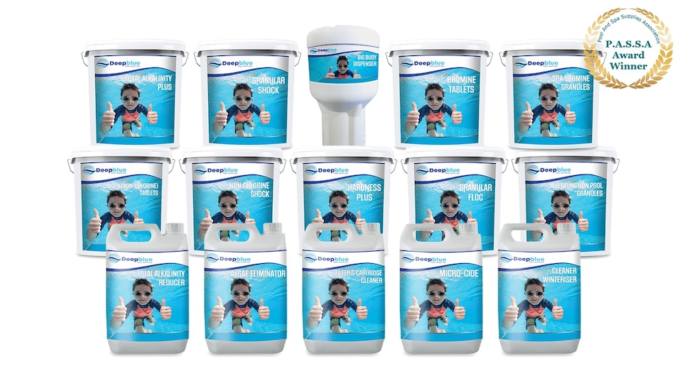 image 1 of Deep Blue Pro 5L Hot tub Filter and Cartridge Cleaner 5 Litres