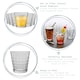 image 2 of Duralex Prisme Drinking Glasses - 275ml Tumblers for Water, Juice - Clear - Pack of 6 | Clear | Clear