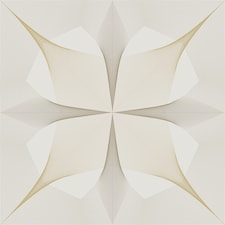 NuWallpaper NUS3575 Inuition Peel & Stick Wallpaper, White & Gold | White | White & Gold | 2.86m² | 1