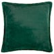 image 1 of Furn Kallu Faux Fur Polyester Filled Cushion Green | 45 cm x 45 cm
