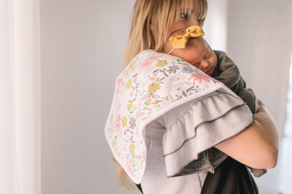 image 1 of Copper Pearl Premium Burp Cloths Olive 3Pk