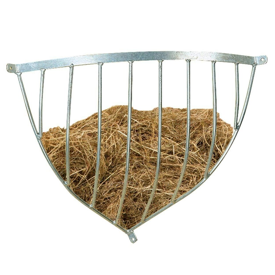 Stubbs Traditional Corner Hay Rack - Silver - One Size