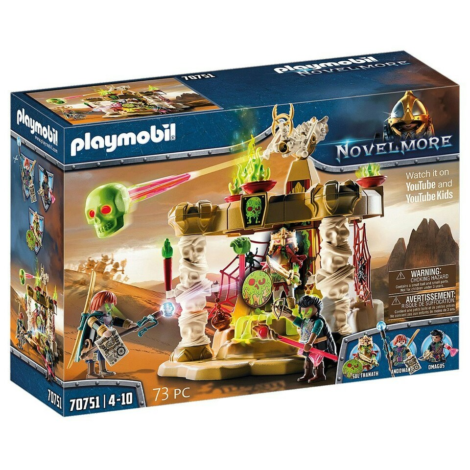 image 1 of Playmobil Novelmore Sal'ahari Sands - Skeleton Army Temple Playset