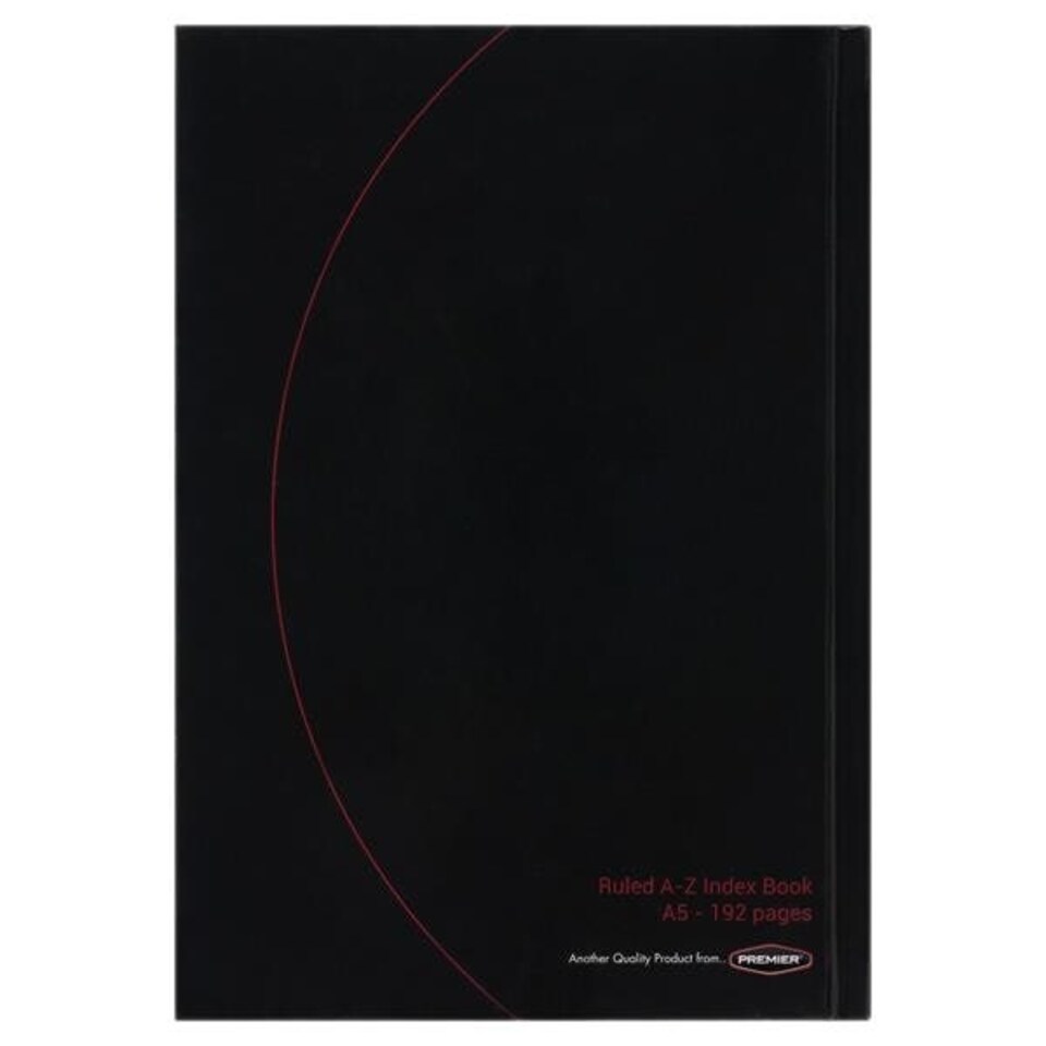 image 1 of A5 192 Pages Ruled A-z Index Book by Concept