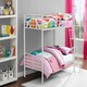 image 4 of Bunk Bed Convertible Metal White, Single