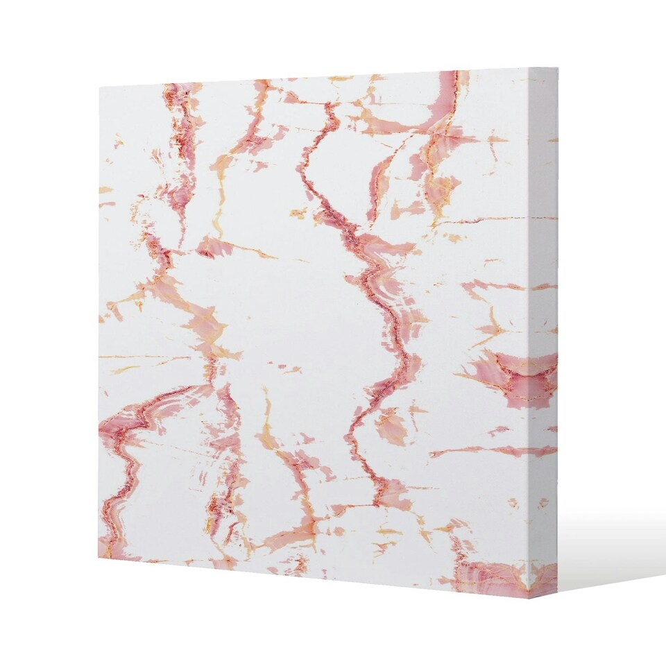 image 1 of Pink Marble (Canvas Print) 46 x 46 x 4cm