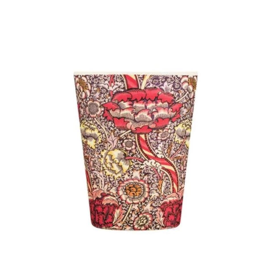 image 1 of 12oz 350ml William Morris Reusable Eco-Friendly 100% Plant Based Coffee Cup - Melamine Free, Dishwasher/Microwave Safe Travel Mug N/A | Wandle