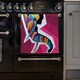 image 5 of Colorful illustration of Elephant head in WPAP style (Kitchen Towel)