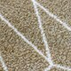 image 3 of JVL Mega Doormat - 50x75cm, Brown Geo