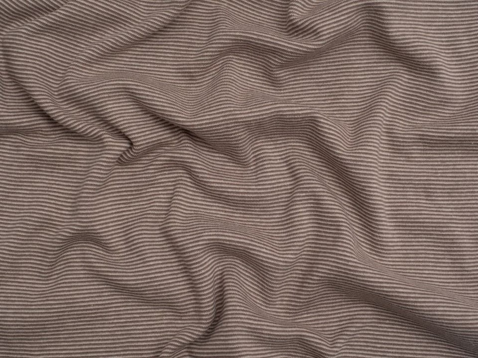 Minerva Core Range Brown Tubular Ribbing Stretch Knit Fabric for Dressmaking, 70cm / 27" Wide - per metre