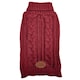 image 1 of HugglePets Legacy Cable Knit Dog Jumper Red | XS