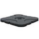 image 1 of Outsunny 4 Pieces Banana Parasol Base Stand Water & Sand Filled Weights, Black