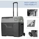 image 5 of HOMCOM Car Refrigerator, Portable 12, 24V 50L Fridge Freezer