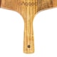 image 5 of BobbyQ 30cm Wooden Pizza Peel - Large Food Board Serving Transfer Platter with Paddle Handle