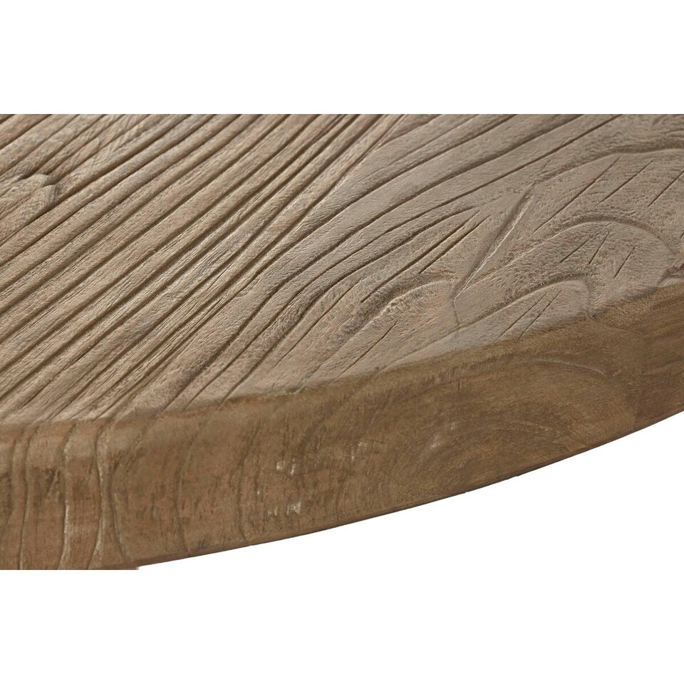 image 1 of Dining Table Home ESPRIT Natural Elm wood 120 x 120 x 76 cm N/A