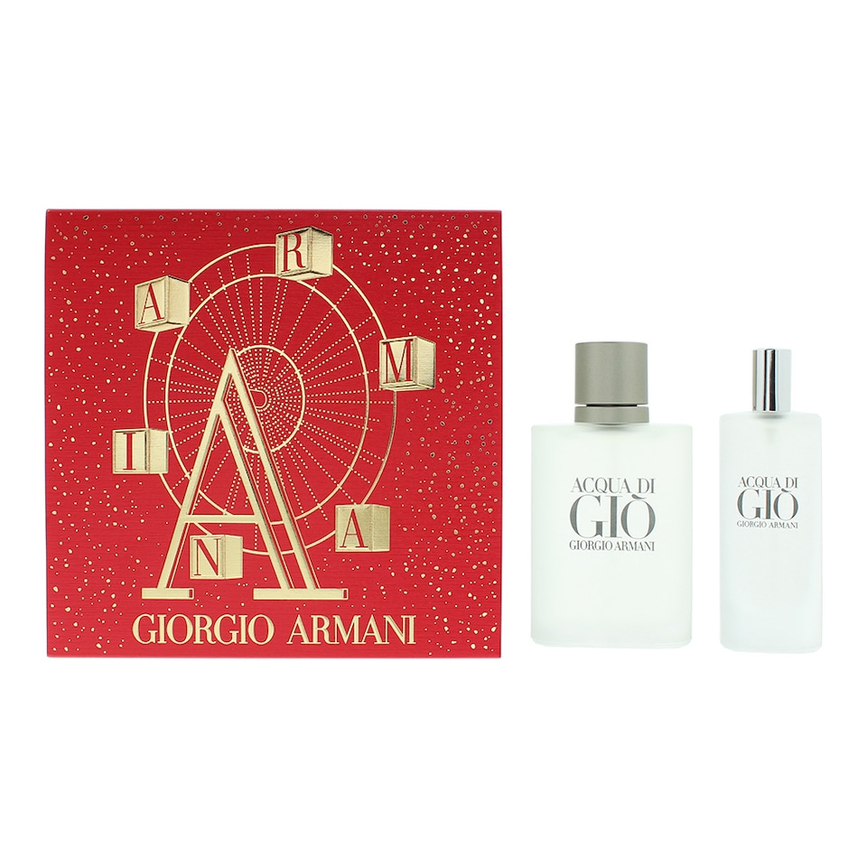 image 1 of Giorgio Armani Acqua Di Gio Eau De Toilette 50ml & Eau De Toilette 15ml Gift Set
