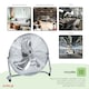 image 4 of Oypla Electrical 20" Inch 50cm Chrome 3 Speed Floor Standing Gym Fan Hydroponic